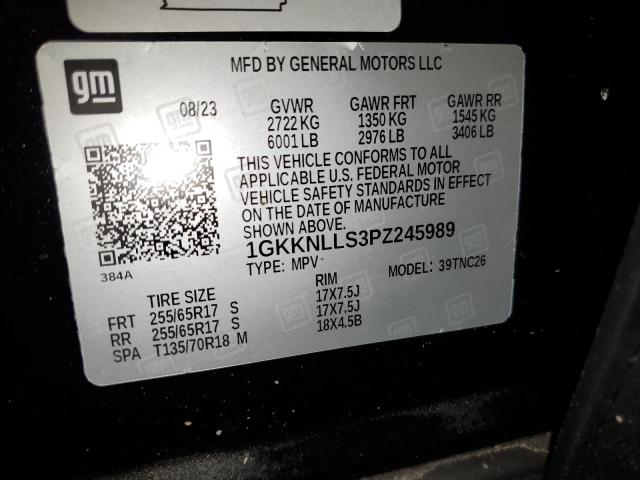 1GKKNLLS3PZ245989 GMC Acadia At4