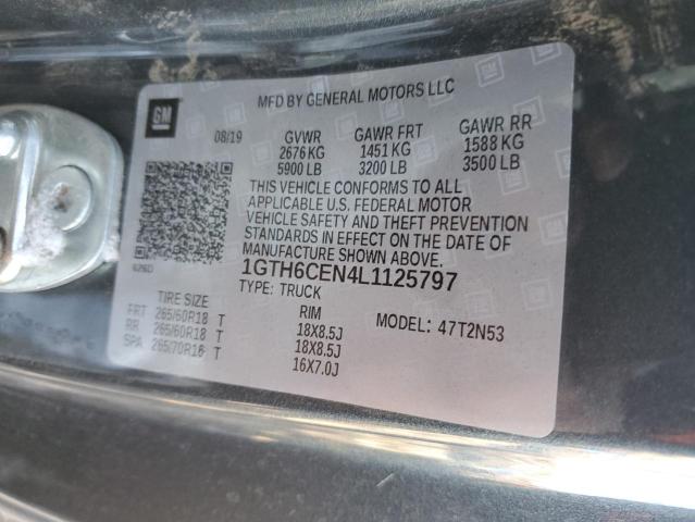 1GTH6CEN4L1125797 GMC CANYON SLE
