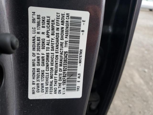19XFB2F82EE083426 Honda CIVIC EX