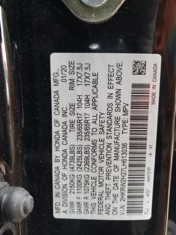 2HKRW2H27LH613036 Honda CR-V LX