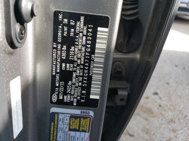 5XXGN4A71FG483041 KIA OPTIMA EX