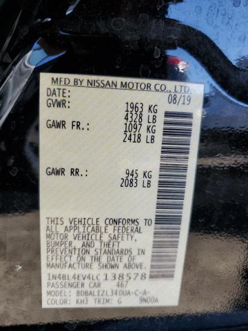 1N4BL4EV4LC138578 Nissan ALTIMA SL