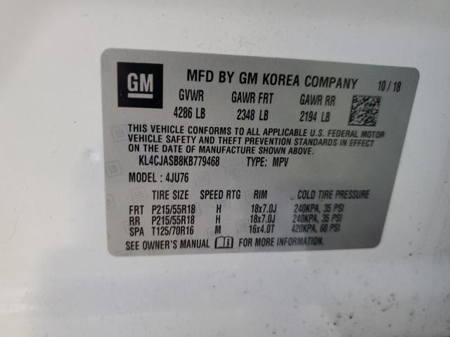 KL4CJASB8KB779468 Buick Encore Preferred