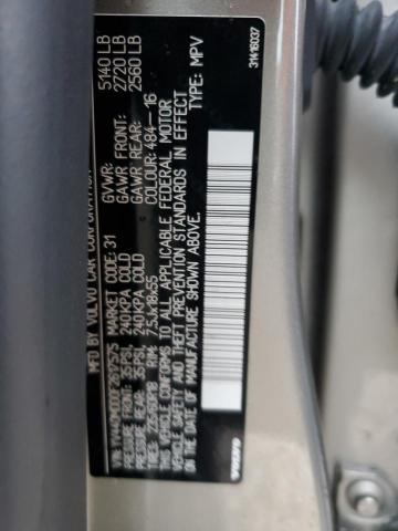 YV440MDD0F2617575 Volvo Xc60 T5 Platinum