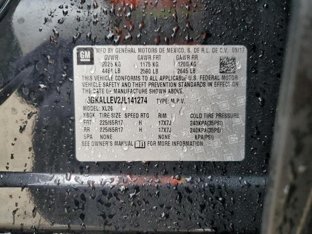 3GKALLEV2JL141274 GMC TERRAIN SL