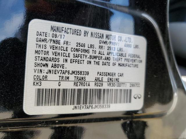 JN1EV7AP6JM358339 Infiniti Q50 LUXE