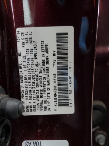 5J6RM4H30FL008148 Honda CR-V LX