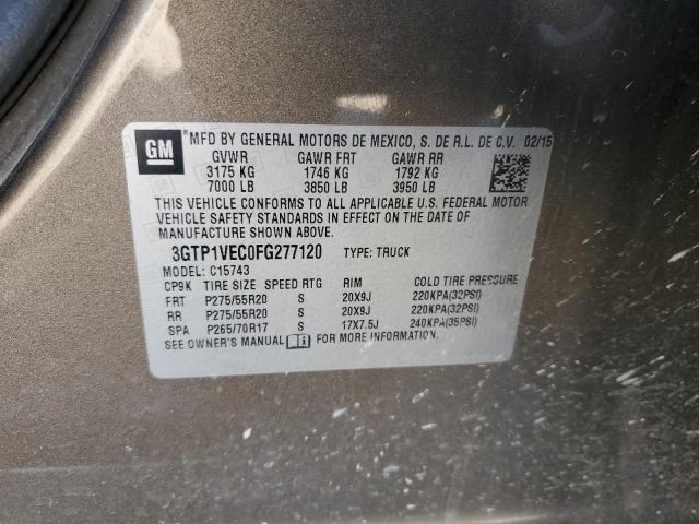 3GTP1VEC0FG277120 GMC Sierra C1500 Slt