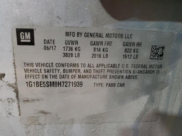 1G1BE5SM8H7271939 Chevrolet CRUZE LT