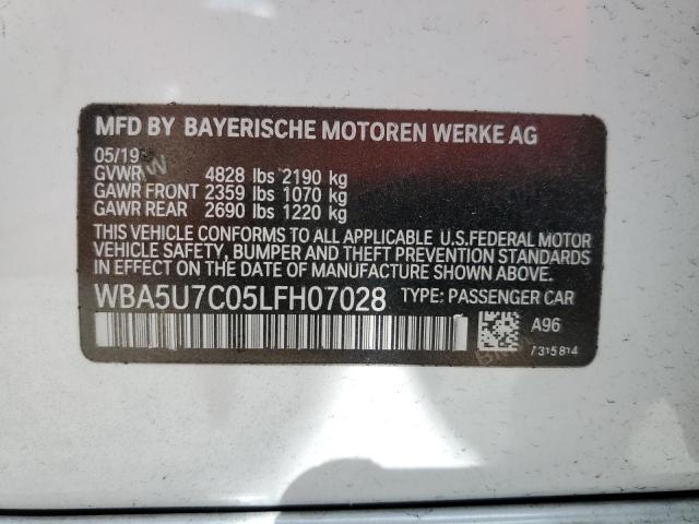 WBA5U7C05LFH07028 BMW M340I