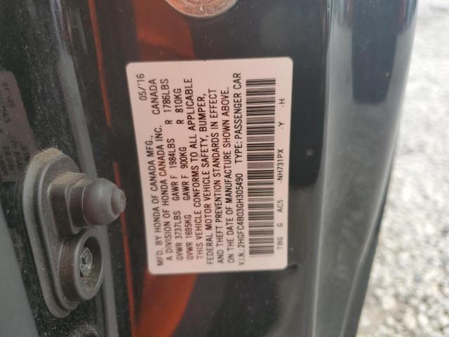 2HGFC4B03GH305490 Honda Civic Lx