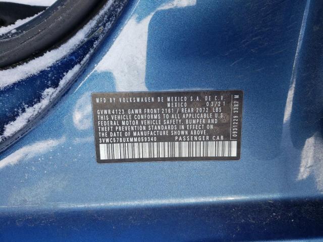 3VWC57BUXMM059340 Volkswagen JETTA S