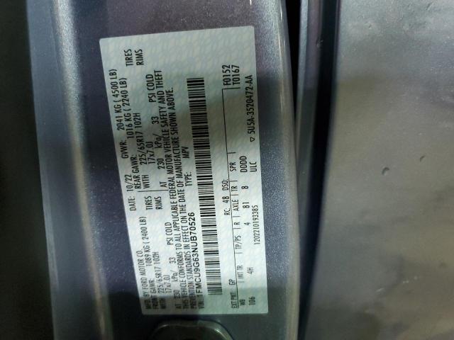 1FMCU9G63NUB70526 Ford ESCAPE SE