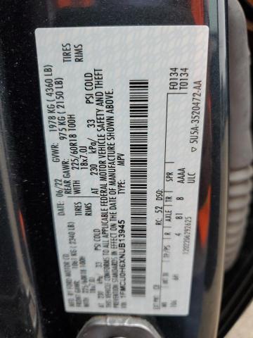 1FMCU0H6XNUB13945 Ford ESCAPE SEL