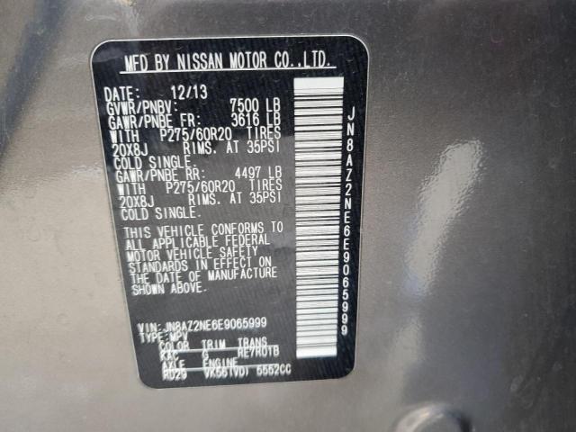 JN8AZ2NE6E9065999 Infiniti QX80