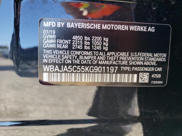 WBAJA5C55KG901197 BMW 530 I