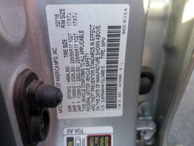 5J6RM4H41GL048815 Honda CR-V SE