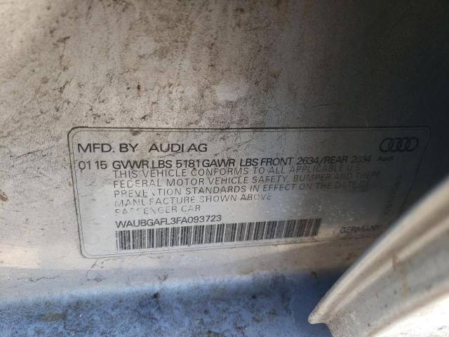 WAUBGAFL3FA093723 Audi S4 Premium Plus