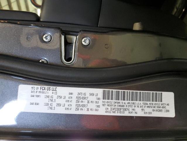 3C4PDCBG9FT696741 Dodge Journey Sxt