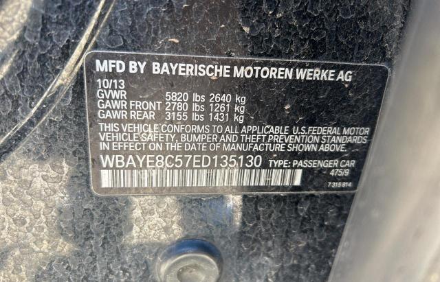 WBAYE8C57ED135130 BMW 750 LI