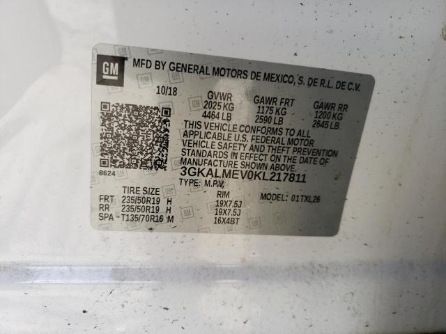 3GKALMEV0KL217811 GMC Terrain Sle