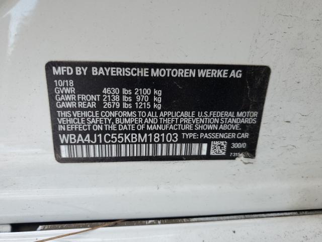 WBA4J1C55KBM18103 BMW 430i Gran Coupe