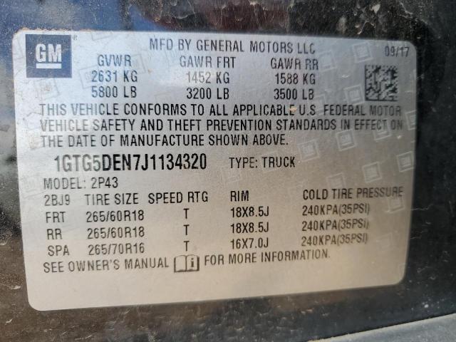 1GTG5DEN7J1134320 GMC CANYON SLT