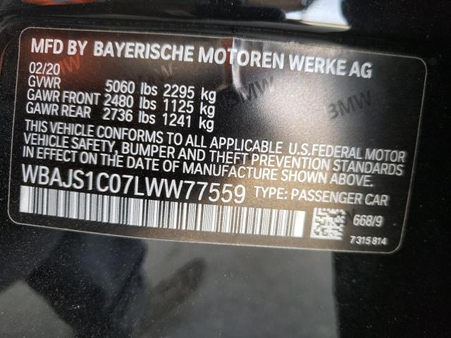 WBAJS1C07LWW77559 BMW 540 I