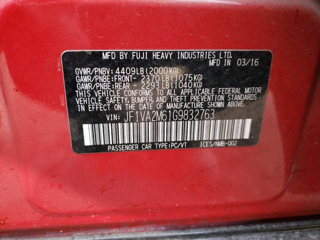 JF1VA2M61G9832763 Subaru Wrx Sti