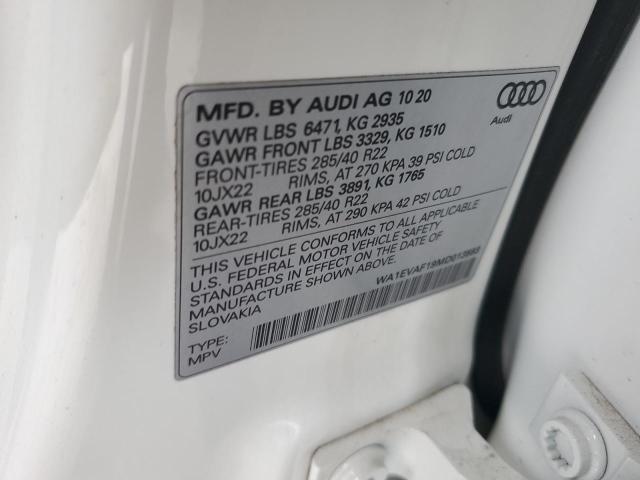 WA1EVAF19MD013593 Audi Q8 Premium Plus S-line