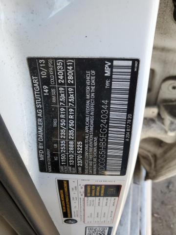 WDCGG5HB5EG240344 Mercedes-Benz GLK 350