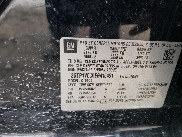 3GTP1VEC5EG415491 GMC Sierra C1500 Slt