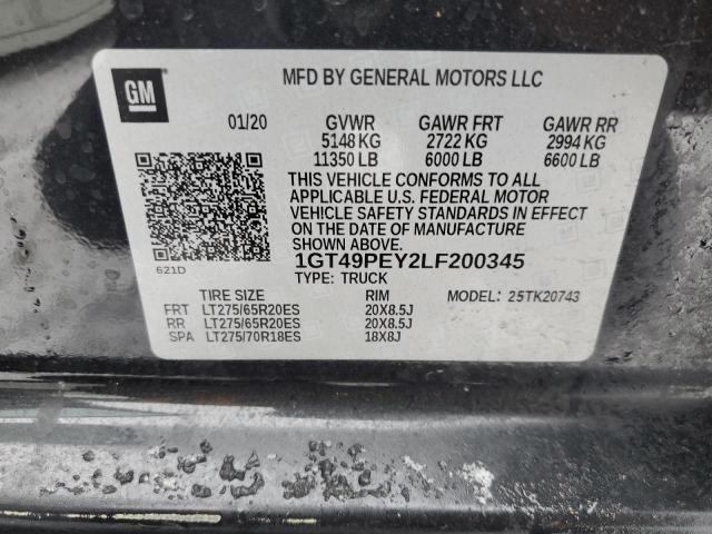 1GT49PEY2LF200345 GMC Sierra K2500 At4