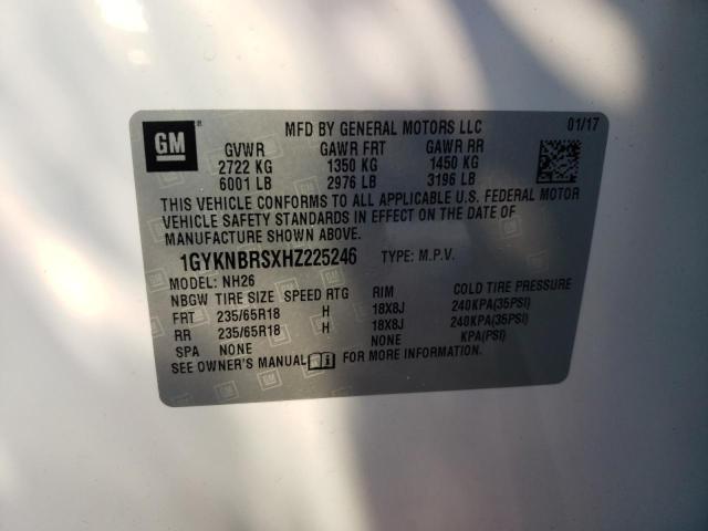 1GYKNBRSXHZ225246 Cadillac XT5 LUXURY