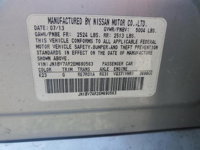 JN1BV7AR2EM690563 Infiniti Q50 BASE