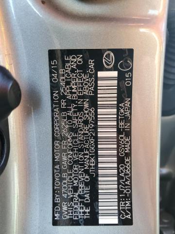 JTHBK1GGXF2197556 Lexus ES 350
