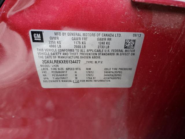 2GKALREKXE6134477 GMC Terrain Sle