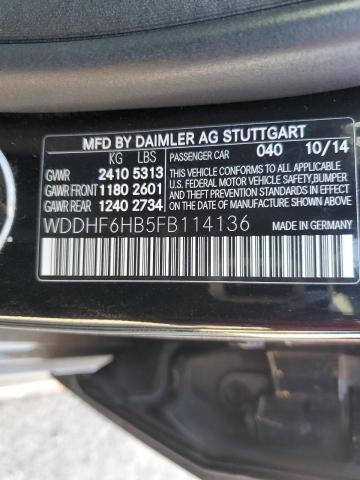 WDDHF6HB5FB114136 Mercedes-Benz E 400 4matic