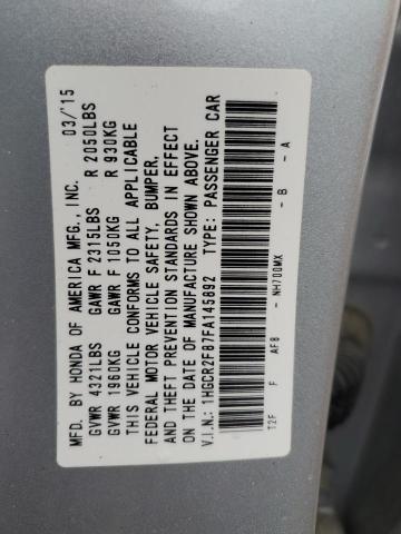 1HGCR2F87FA145892 Honda ACCORD EXL