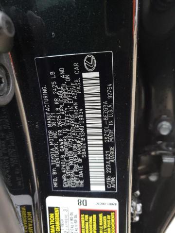 58ADZ1B13MU109834 Lexus Es 350 Base