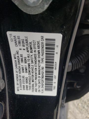 2HGFC2F78GH521783 Honda CIVIC EX