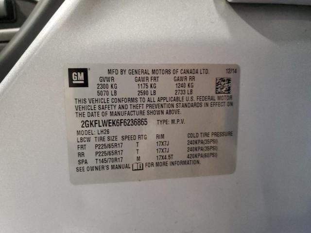 2GKFLWEK6F6236865 GMC Terrain Sle