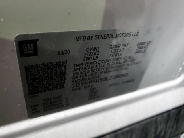 1GYKPFRS5LZ196961 Cadillac Xt6 Platinum Premium Luxury