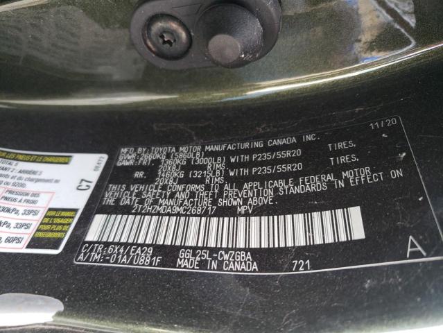 2T2HZMDA9MC268717 Lexus RX 350