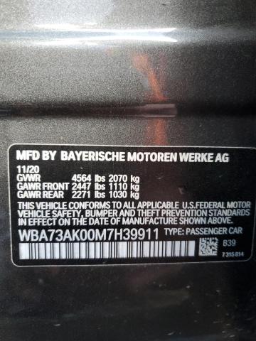 WBA73AK00M7H39911 BMW 228XI