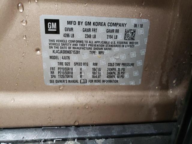 KL4CJASB9KB715391 Buick Encore Preferred
