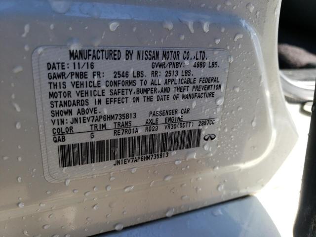 JN1EV7AP6HM735813 Infiniti Q50 Premium
