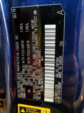 2T2BK1BA1FC323112 Lexus Rx 350 Base