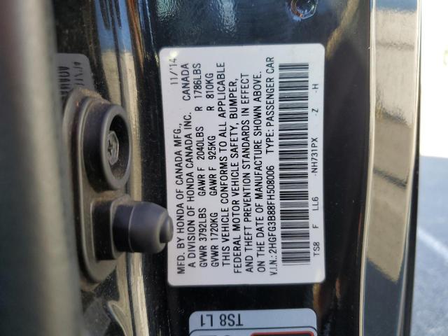 2HGFG3B88FH508006 Honda CIVIC EX