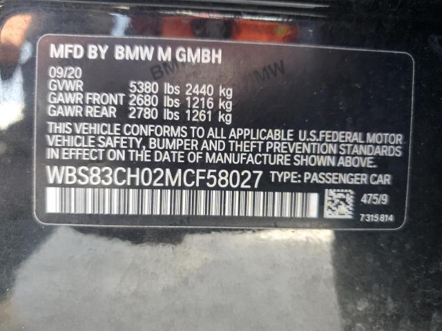 WBS83CH02MCF58027 BMW M5